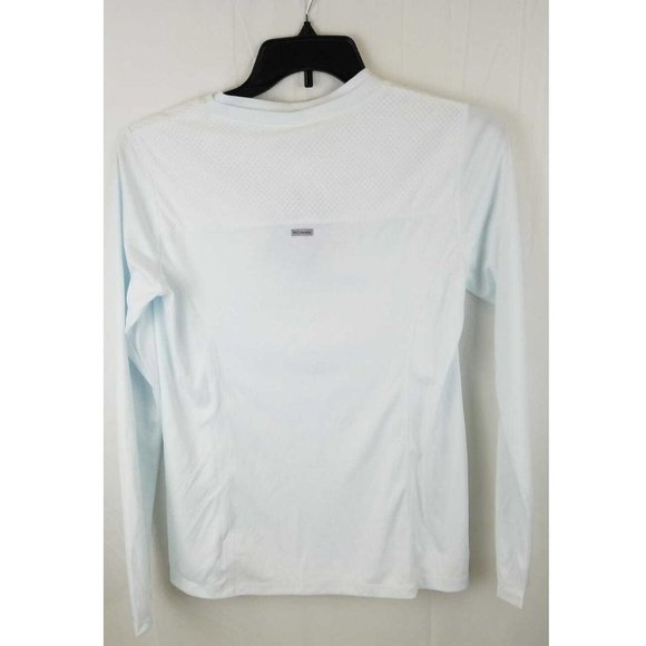 COLUMBIA Womens White Shirt Freezer Coil L/S Crew - Picture 2 of 5